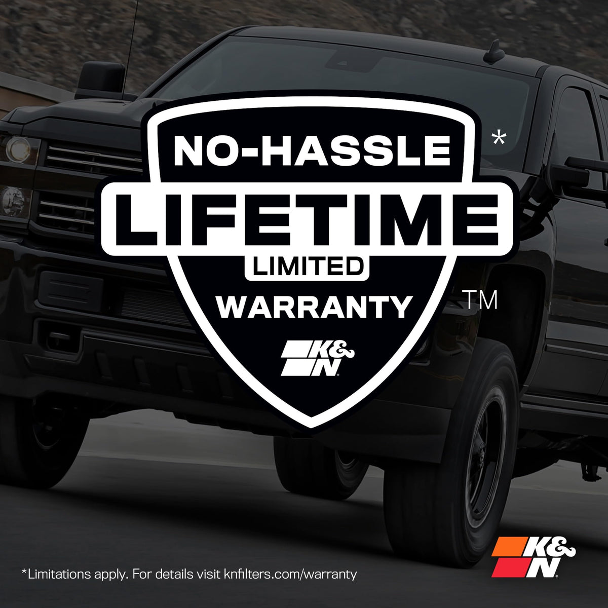 K&N FILTER 33-2233 K&N High-Flow Original Lifetime Engine Air Filter: Washable, 33-2233