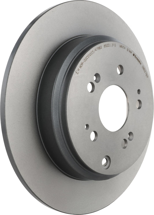 Brembo 08.D278.11 UV Coated solid Rear Brake Rotor ACURA/HONDA