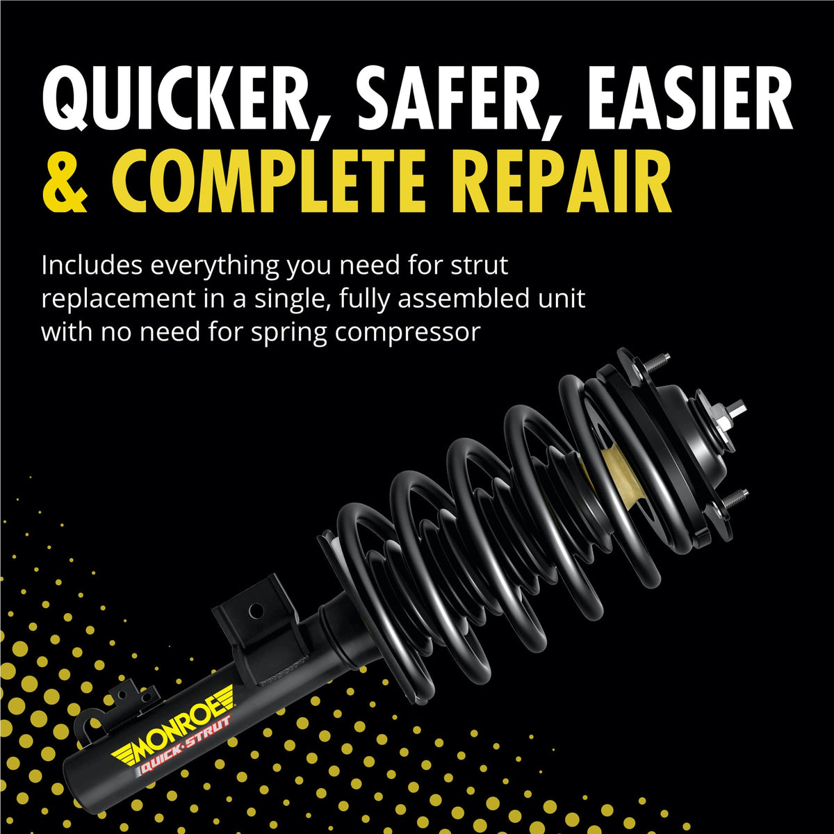 Monroe 272778 Quick-Strut Suspension Strut and Coil Spring