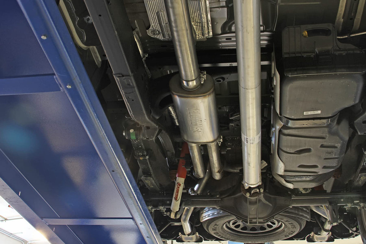 FLOWMASTER 717890 Flowmaster 717890 FlowFX Cat-Back Exhaust Kit 3.5 Inch Dual 2.5 Inch Tailpipes 409 Stainless Steel Compatible with 2019-2023 Chevy Silverado GMC Sierra 1500 6.2L 2/4WD and all Wheelbases
