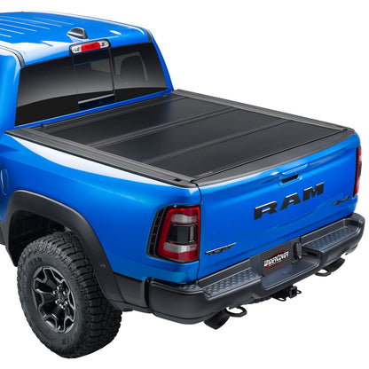 UNDERCOVER UX32012 RealTruck Undercover Ultra Flex Hard Folding Truck Bed Tonneau Cover – UX32012 – Fits 2019-2025 Dodge Ram 1500 w/Multi-Function Tailgate (w/o RamBox) 5' 7" Bed (67.4")