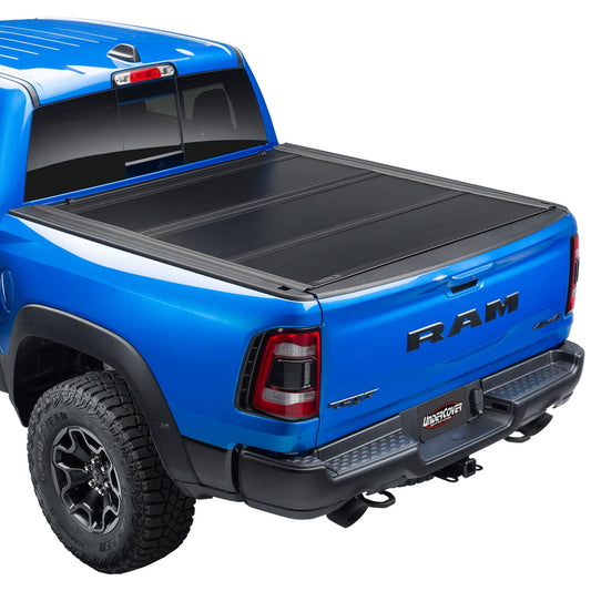 UNDERCOVER UX32013 RealTruck Undercover Ultra Flex Hard Folding Truck Bed Tonneau Cover – UX32013 – Fits 2019-2025 Dodge Ram 1500 w/Multi-Function Tailgate (w/o RamBox) 6' 4" Bed (76.3")