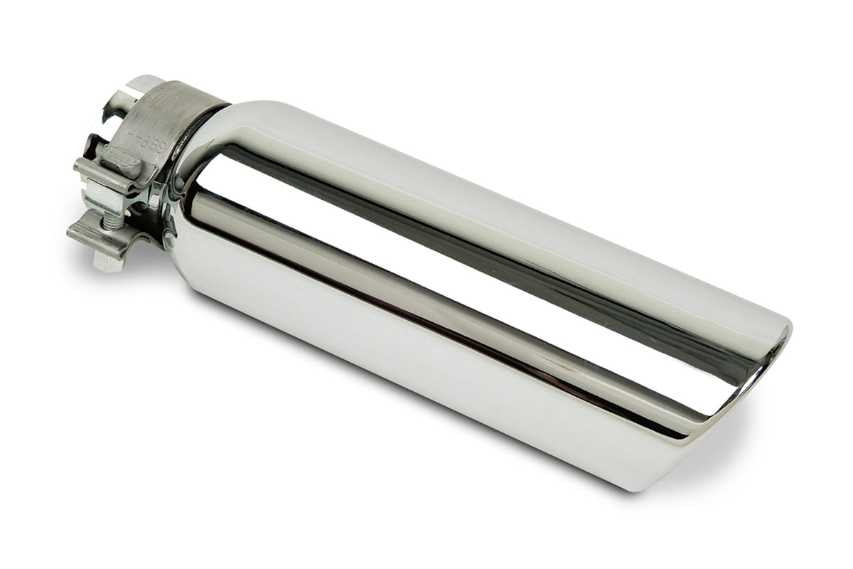 GO RHINO GRT3414 Go Rhino Exhaust Tip | Stainless Steel, Chrome | GRT3414 | Fits 3" Diameter Exhaust Tubes
