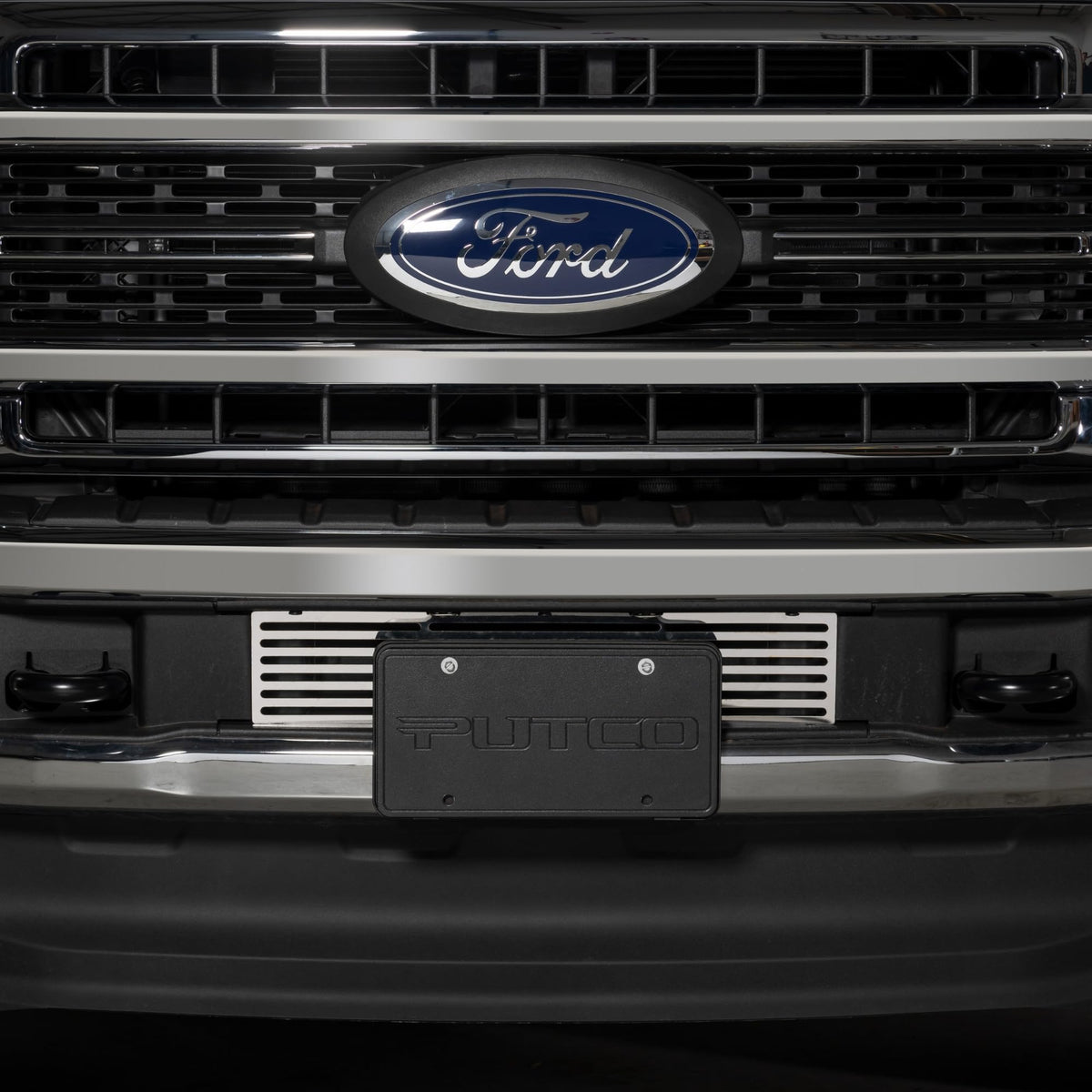 PUTCO 86172 Putco Bumper Grille Inserts Fits Ford Super Duty 2023-2025 Bar Design Polished Stainless Steel