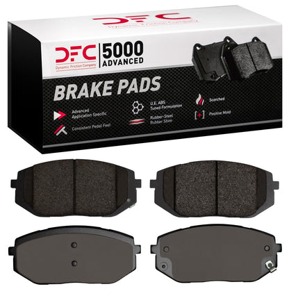 Dynamic Friction 1551-2398-00 DFC Front 5000 Advanced Brake Pads