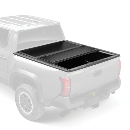 UNDERCOVER SL14013 RealTruck Undercover Select Hard Folding Truck Bed Tonneau Cover | SL14013 | Fits 1999-2006 Chevy/GMC Silverado/Sierra 6' 7" Bed (80.4")
