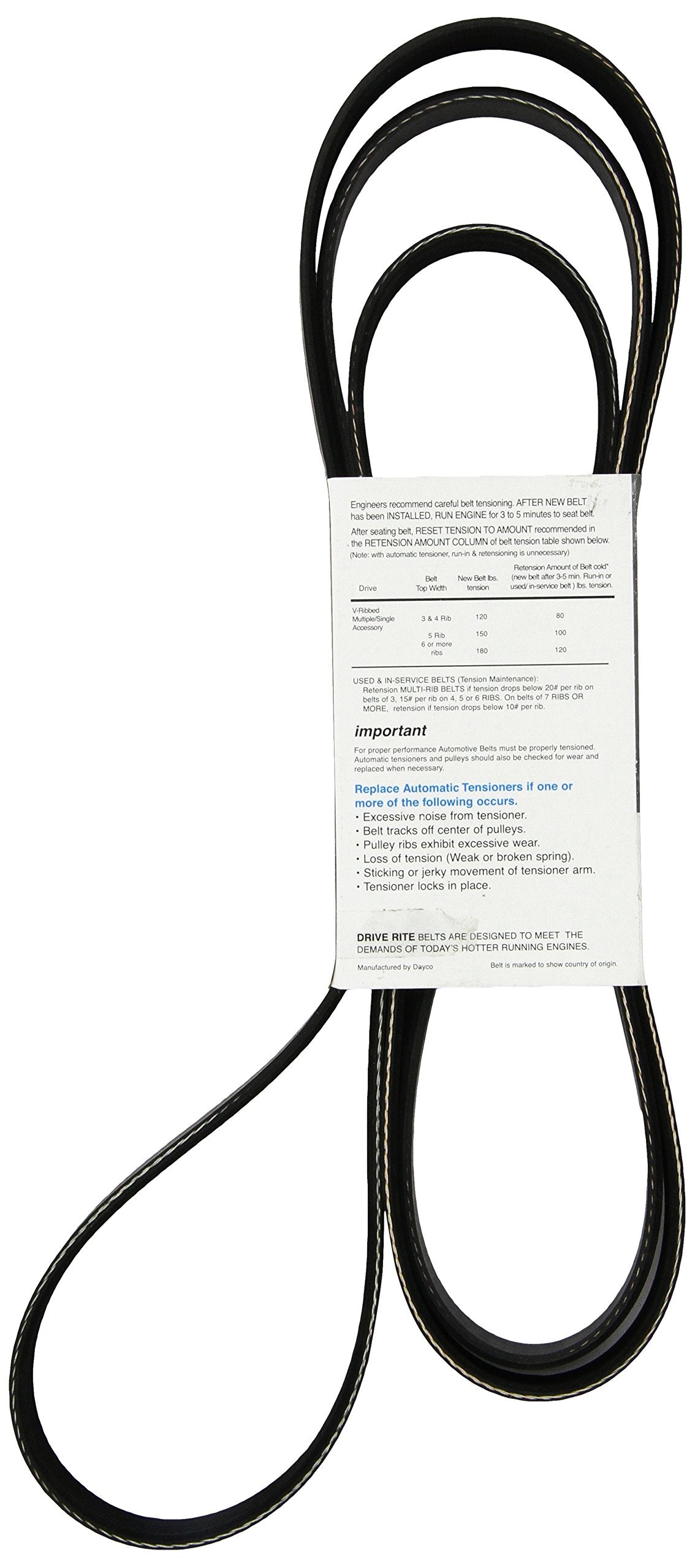 Dayco 5070973DR Serpentine Belt