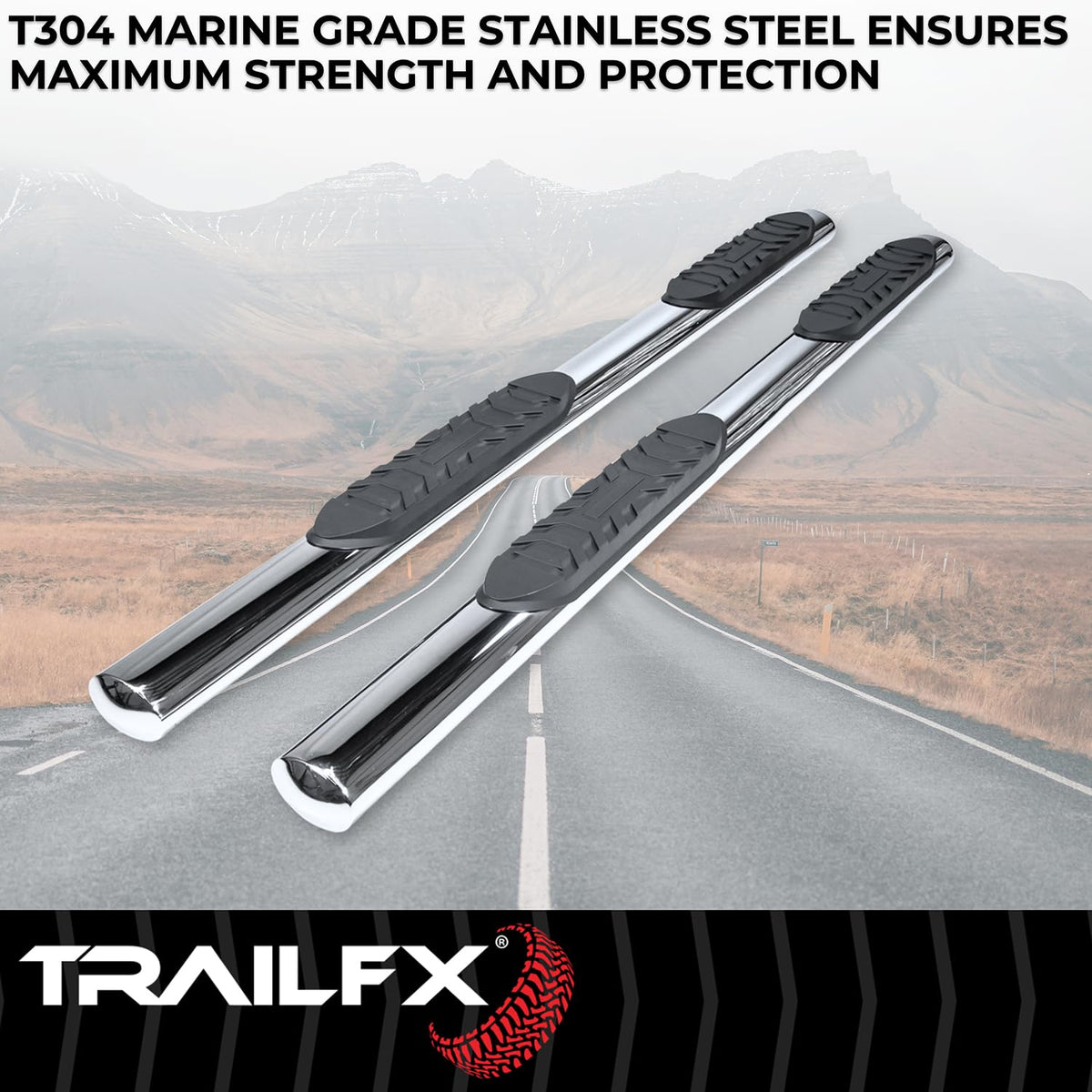 TRAILFX A1527S Trailfx A1527S 4'' OVAL STRAIGHT BAR RM
