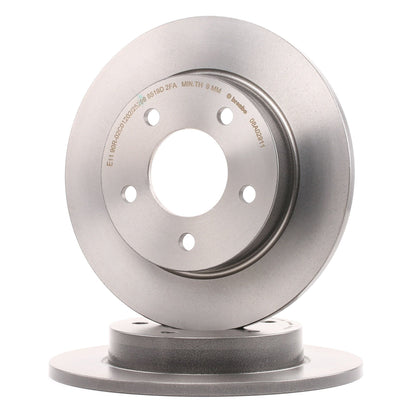 BREMBO 08A02911C02 Brembo 08.A029.11 UV Coated solid Rear Brake Rotor MAZDA/MAZDA (CHANGAN) OE# C24Y26251C