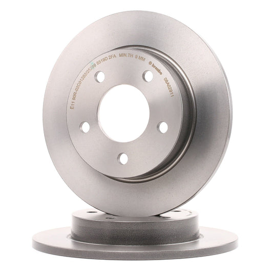 BREMBO 08A02911C02 Brembo 08.A029.11 UV Coated solid Rear Brake Rotor MAZDA/MAZDA (CHANGAN) OE# C24Y26251C