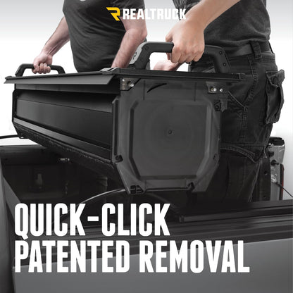 RETRAX R-T-80379 RealTruck RetraxPRO EZ-Off FRC-4000 Retractable Truck Bed Tonneau Cover | R-T-80379 | Fits 2021-2026 Ford F-150 Super Crew, Super Cab & Reg. Cab 6' 5" Bed (78")
