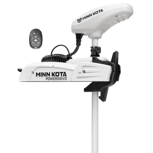 MINN KOTA 1363585 Minn Kota Riptide PowerDrive Bow-Mount Electric Trolling Motor with Micro Remote – 70 Lb. Thrust, 54 In. Shaft, Saltwater