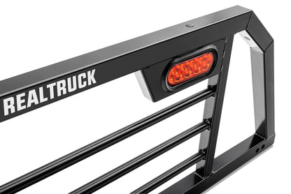 BACKRACK SRL702 RealTruck BACKRACK SRL Shortened Rack with Lights Included, Black | SRL702 | Fits 1999-2025 Ford F-250/F-350/F-450