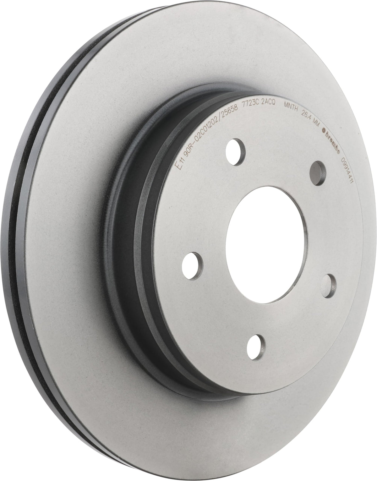 BREMBO 09914411C02 Brembo 09.9144.11 UV Coated vented Front Brake Rotor CHRYSLER/RAM OE# 52010080AB