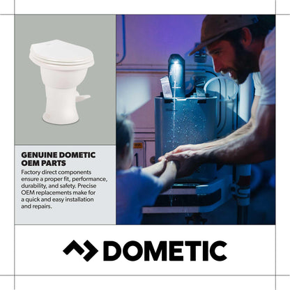 DOMETIC 385314349 Genuine Dometic OEM Toilet Water Valve Assembly | Screws Included | Simple RV Toilet Repair or Replacement - (385314349)