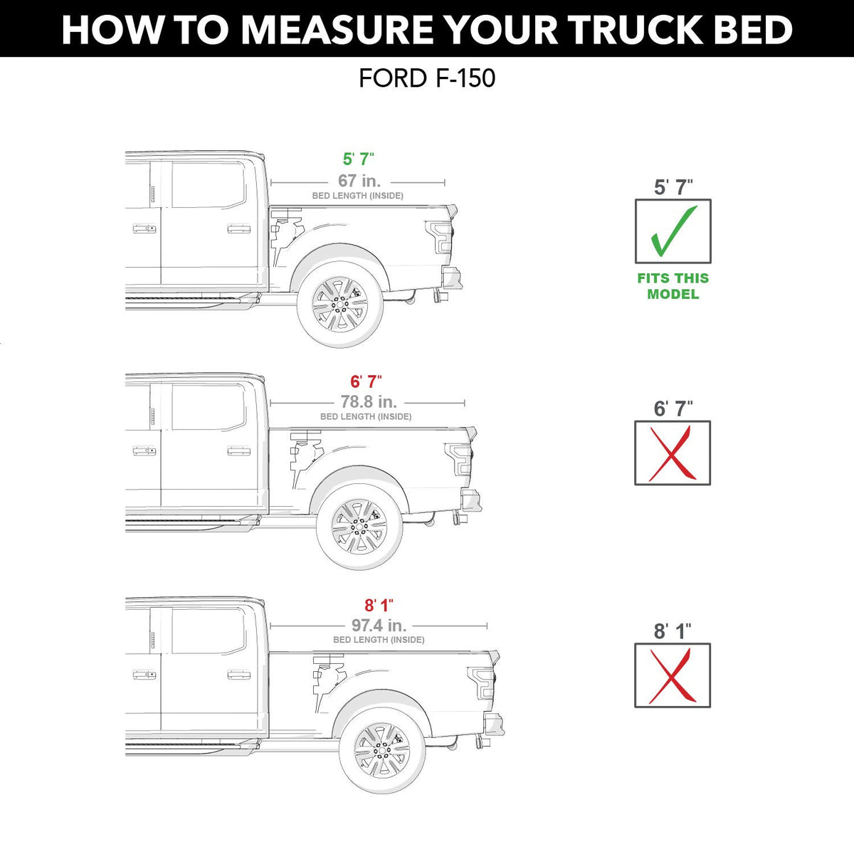 ROLL N LOCK LG111M RealTruck Roll-N-Lock M-Series Retractable Truck Bed Tonneau Cover – LG111M – Fits 2009 - 2014 Ford F-150 5' 7" Bed (67")