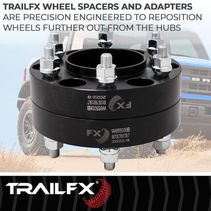TRAILFX W655006B Trailfx W655006B HUB CENT SPCR BLK 6X5.5 12X1.5 FORD
