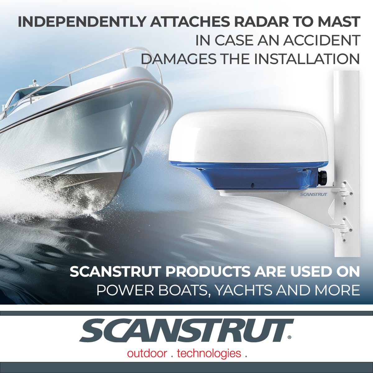 SCANSTRUT SC12 Scanstrut SC12 SC12 MAST MOUNT - MEDIUM