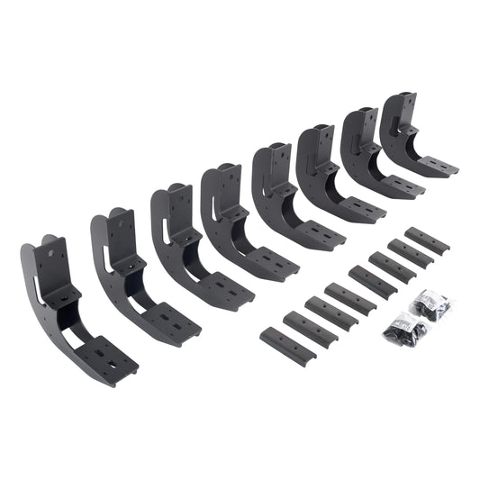 GO RHINO 6940485 Go Rhino RB10 / RB20 Brackets | Mild Steel, Textured Black | 6940485 | Fits 2019-2025 Chevrolet Silverado & GMC Sierra (See Description)