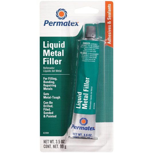 PERMATEX 25909 Permatex 25909 PERMATEX LIQUID STEEL 3.5 OZ