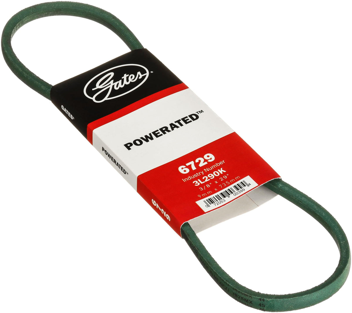 Gates 6729 Powe Rated Fhp Medium Horse Power V Belt