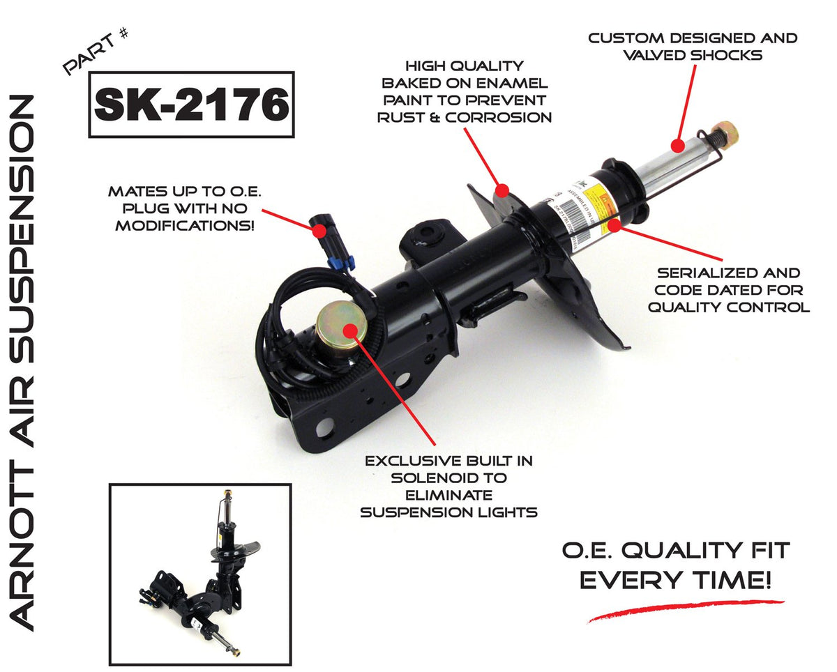ARNOTT SK-2176 Arnott SK-2176 NEW FRONT SHOCK ABSORBER KIT