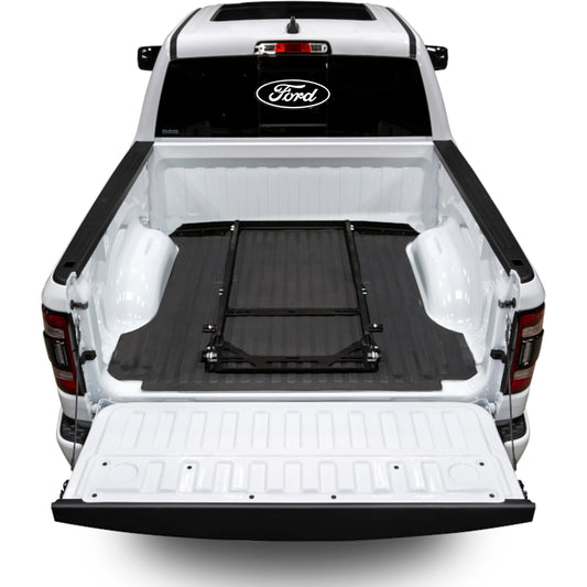 BEDSLIDE BSA-FM5870 Bedslide No-Drill Truck Bed Brackets, for Truck Bed Organizer, Fits Ford Ranger, Years 2019-2023, 5’ or 6' Truck Bed, Black