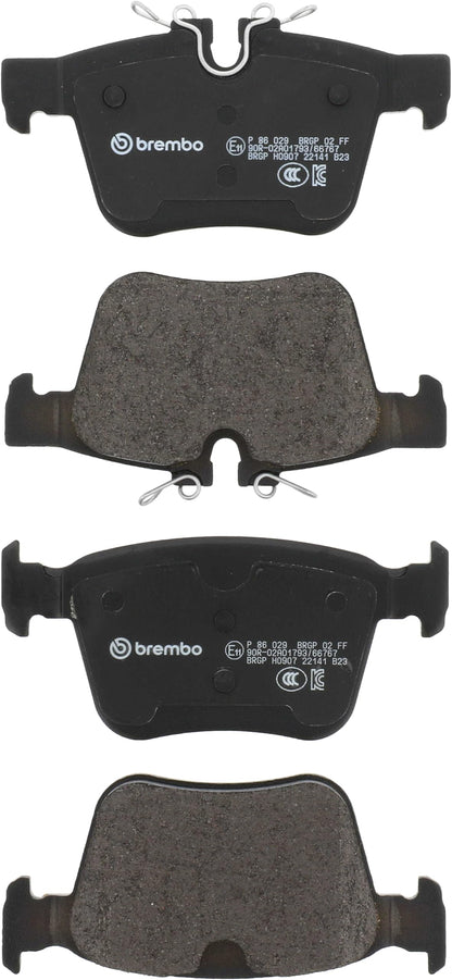 BREMBO P86029 Brembo P86029 Low-Met Alloy Steel Rear Disc Brake Pad Set LAND ROVER OE# 31471265