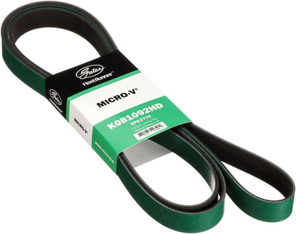 Gates K081092HD FleetRunner Micro-V Serpentine Drive Belt