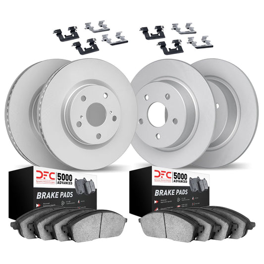 Dynamic Friction 4514-80044 DFC Front Rear Brake Kit