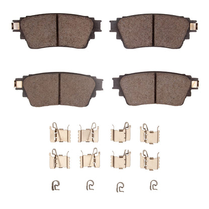 Dynamic Friction 1551-2135-01 DFC Rear 5000 Advanced Brake Pads