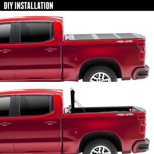 UNDERCOVER AX32005 RealTruck UnderCover ArmorFlex Hard Folding Truck Bed Tonneau Cover | AX32005 | Fits 2009 - 2025 Dodge Ram 1500, 2500/3500 (Classic) 8' 0" Bed (96.3")