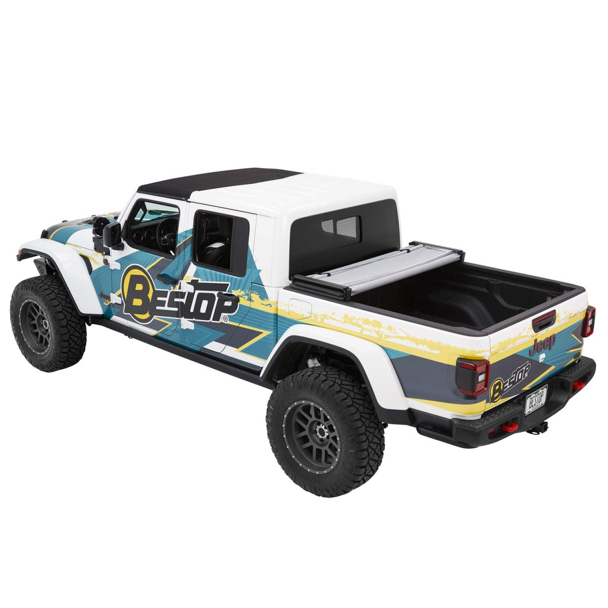 BESTOP 16280-17 Bestop EZ-Fold Soft Tonneau 1628017 for Jeep Gladiator JT 2020-2027