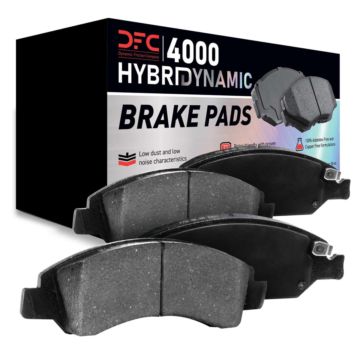 Dynamic Friction 4000-2223-00 DFC Front 4000 HybriDynamic Brake Pads
