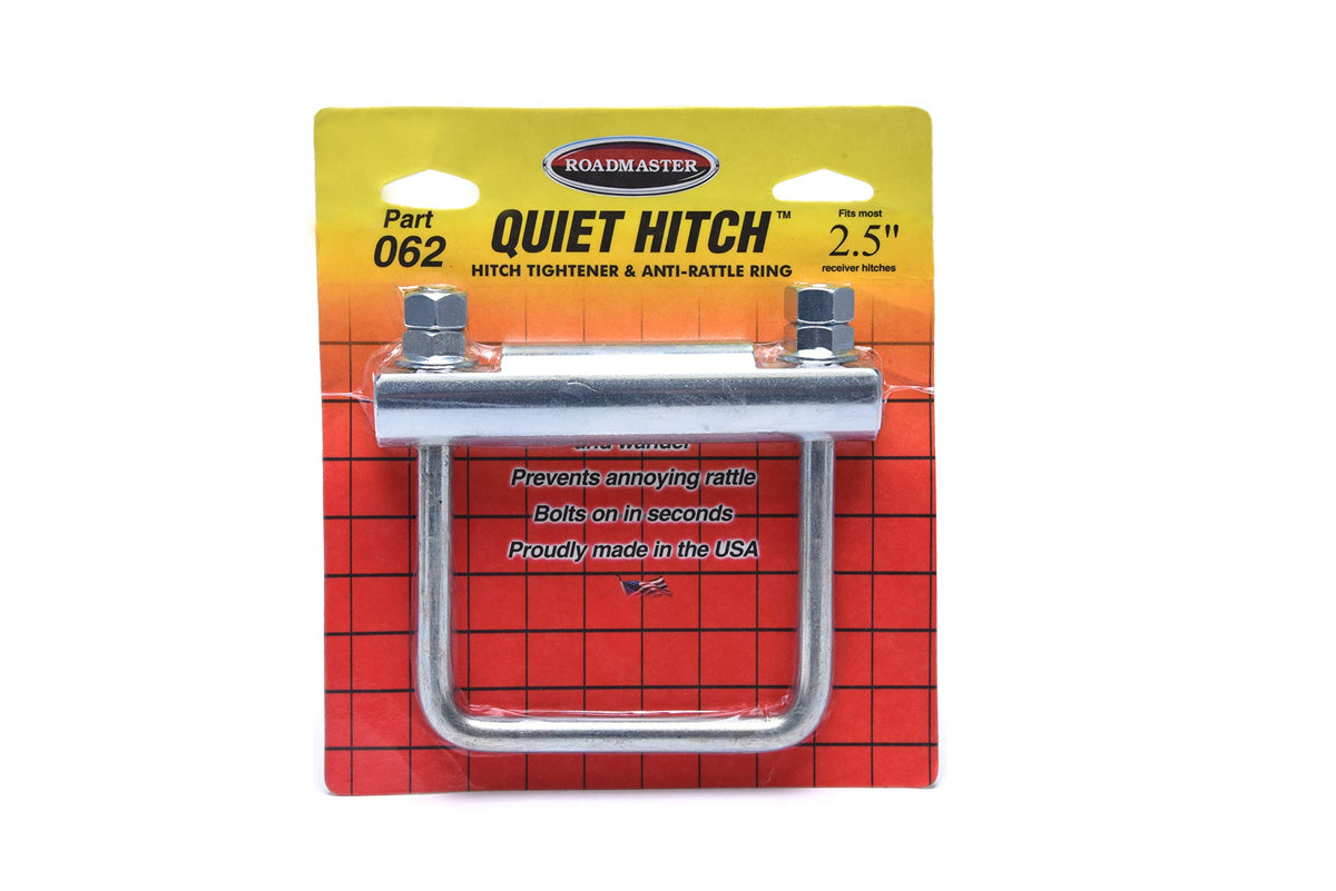 ROADMASTER 062 Roadmaster 062 Quiet Hitch Compatible with 2.5" Hitch Receivers on Pickup Trucks, Full-Size Long Wheelbase Trucks, Vans & SUVs – Reduces Rattle & Movement for Quieter, Safer Towing