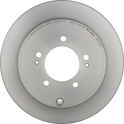 BREMBO 08A75511C02 Brembo 08.A755.11 UV Coated solid Rear Brake Rotor CITROËN/MITSUBISHI/MITSUBISHI (BJC)/PEUGEOT OE# 4615A035