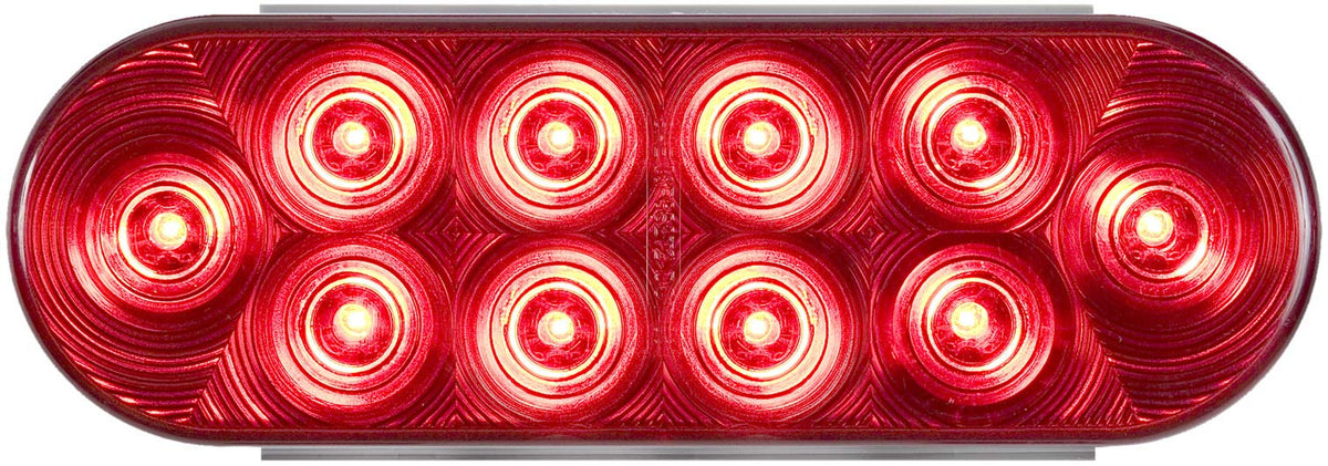 OPTRONICS STL72RB Optronics STL72RB LED TAIL LIGHT 6'GROMMET MOUNT 10D
