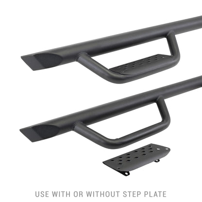 GO RHINO D20073T Go Rhino Dominator Xtreme D2 Side Steps Side Steps | 73" Mild Steel, Textured Black | D20073T
