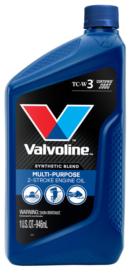 VALVOLINE 822384 Valvoline 2-Stroke Multi-Purpose TCW-3 Motor Oil 1 Quart