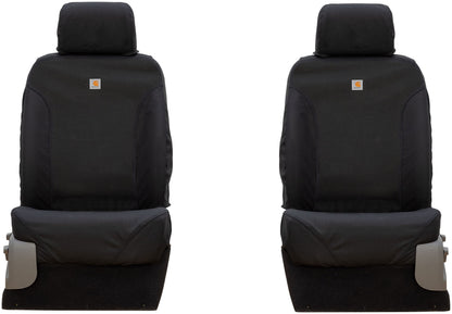 COVERCRAFT SSC3454COBK Covercraft Carhartt Super Dux SeatSaver Custom Seat Covers – SSC3454COBK – 1st Row Bucket Seats – Compatible with 2016-2021 Nissan Titan/Titan XD – Black