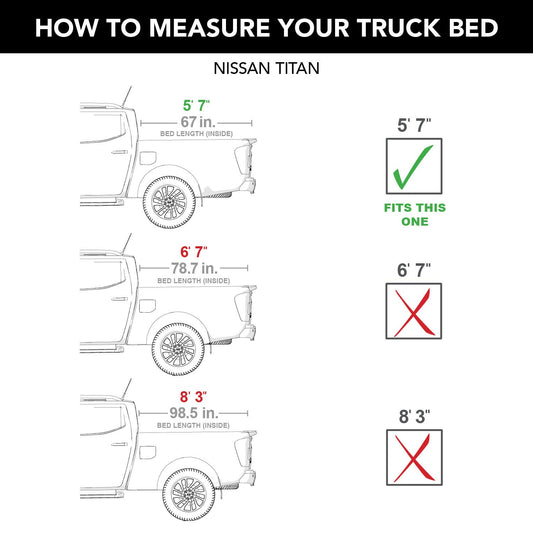 TRUXEDO 597301 RealTruck TruXedo Lo Pro Soft Roll Up Truck Bed Tonneau Cover | 597301 | Fits 2016 - 2024 Nissan Titan w/ or w/o Track System 5' 7" Bed (67")