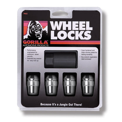 GORILLA 71621N Gorilla Automotive 71621N Acorn Wheel Locks (12mm x 1.25 Thread Size) - Pack of 4