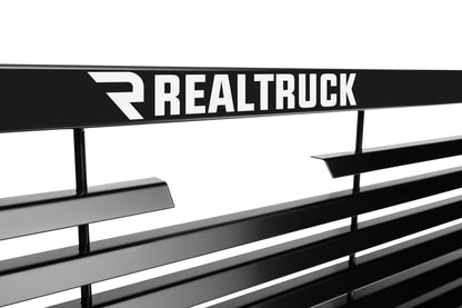 BACKRACK 12900 RealTruck BACKRACK Louvered Rack Frame Only | Black, No Drill | 12900 | Fits 2019-2025 Chevrolet/GMC Silverado/Sierra 1500; 2008-2019 & 2022-2025 Toyota Tundra; 2009-2025 Ford F-150 & Others