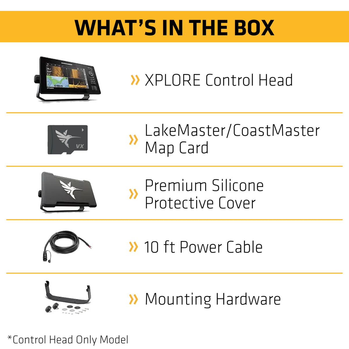 HUMMINBIRD 412020-1CHO Humminbird XPLORE 12 GPS Fish Finder, MEGA Side Imaging+ & HD Touchscreen (Control Head Only)