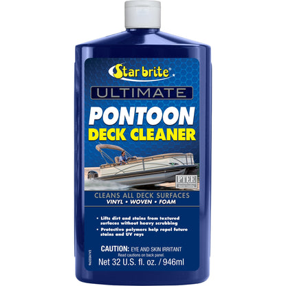 STAR BRITE 096332 STAR BRITE Ultimate Pontoon Deck Cleaner - Lift Dirt & Stains from All Carpets, Woven, Foam & Textured Surfaces - 32 OZ (096332)