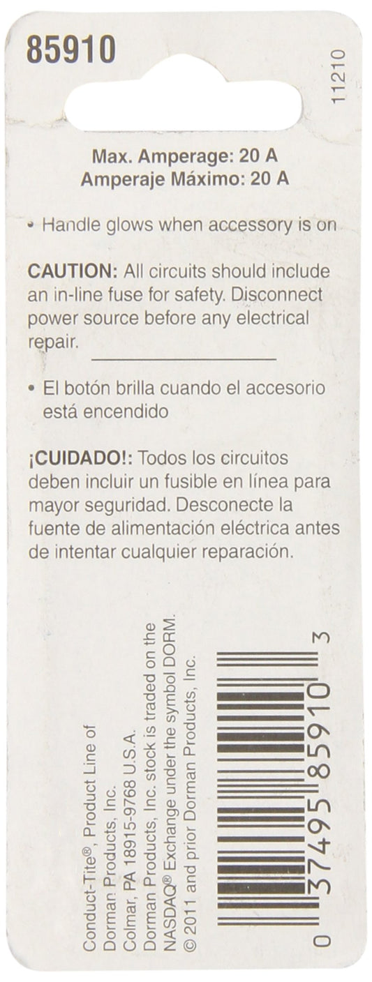 DORMAN 85910 Dorman Help! 85910 Toggle Switch Red