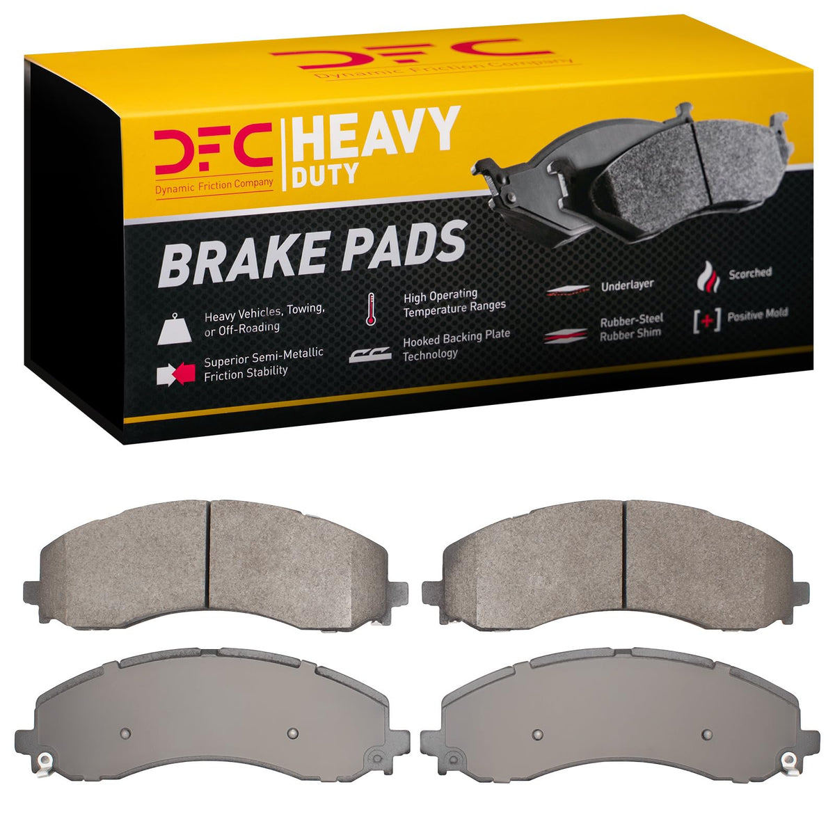 Dynamic Friction 1214-2223-00 DFC Front Heavy Duty Brake Pads