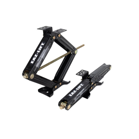 CAMCO 48830 Camco EAZ-Lift 24-inch Stabilizing RV Scissor Jacks - Features a 7,500 lb Load Capacity - Heavy-Duty Steel Construction - Set of 2 (48830)