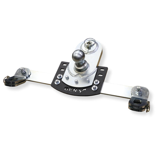 GEN-Y HITCH GH-21017 GEN-Y Hitch GoosePuck GEN II Main Assembly - 5" Offset - 25K Overall Towing - with Safety Chain Anchors Incorporated - Compatible with GM 2020 to Current Short and Long Bed Trucks
