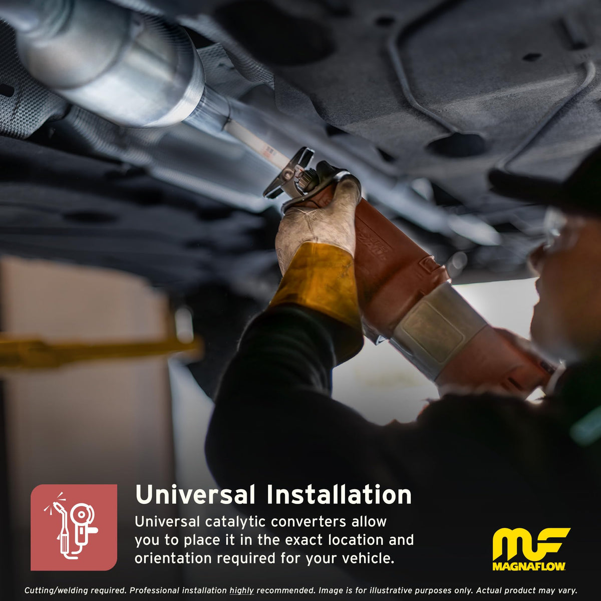 MAGNAFLOW 334009 MagnaFlow Universal Catalytic Converter 334009 (CARB Compliant)